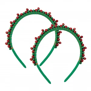 Обруч для волос NICENEEDED Рождественская коллекция с колокольчиками - Фото 1