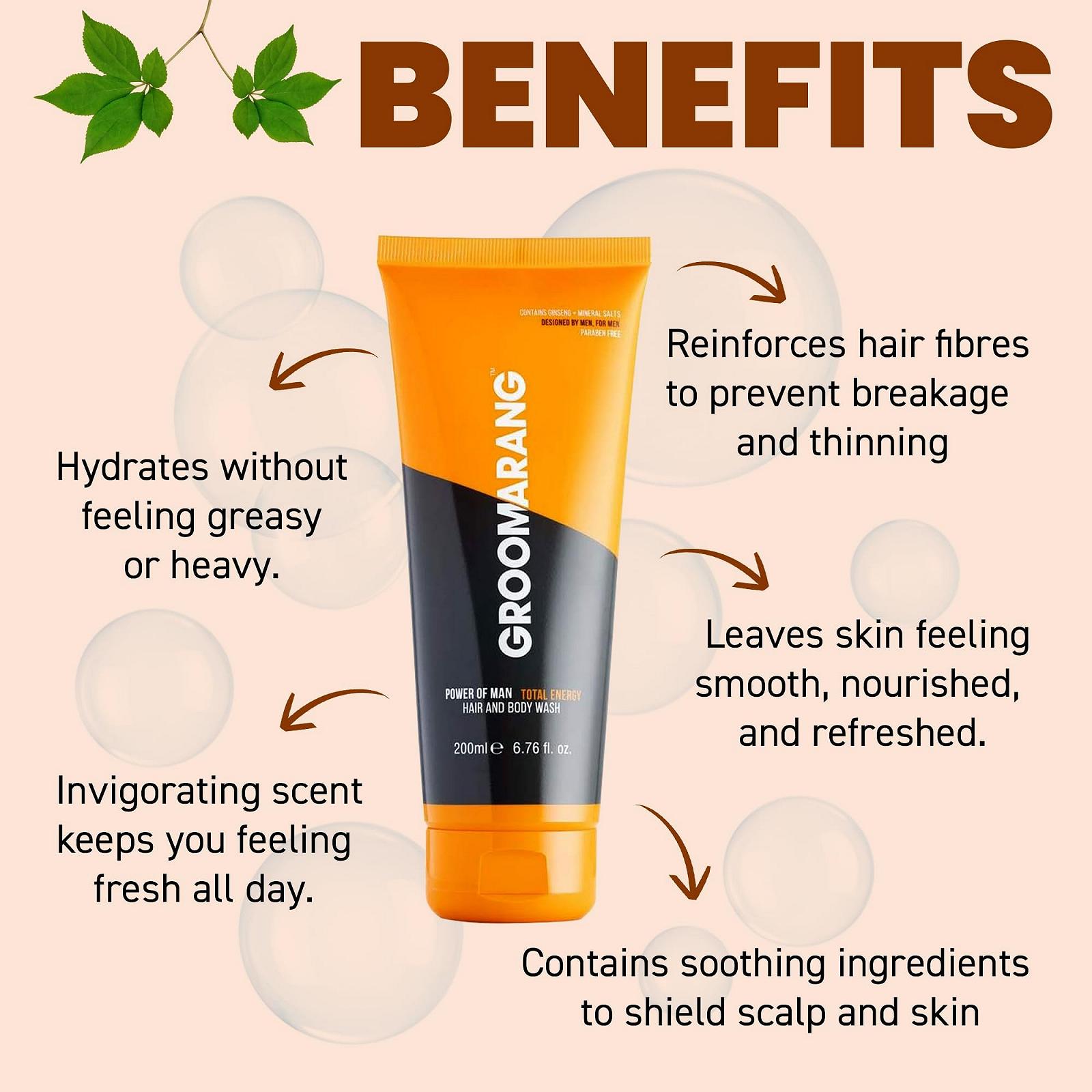 Гель для душу та волосся Power of Man Total Energy 200 мл, фото №6 Гель для душу та волосся Power of Man Total Energy 200 мл, фото №6