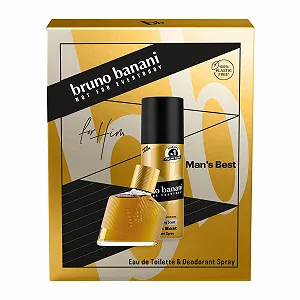 Туалетна вода bruno banani Man's Best 30 мл + Дезодорант-спрей для тіла 50 мл - Фото 1