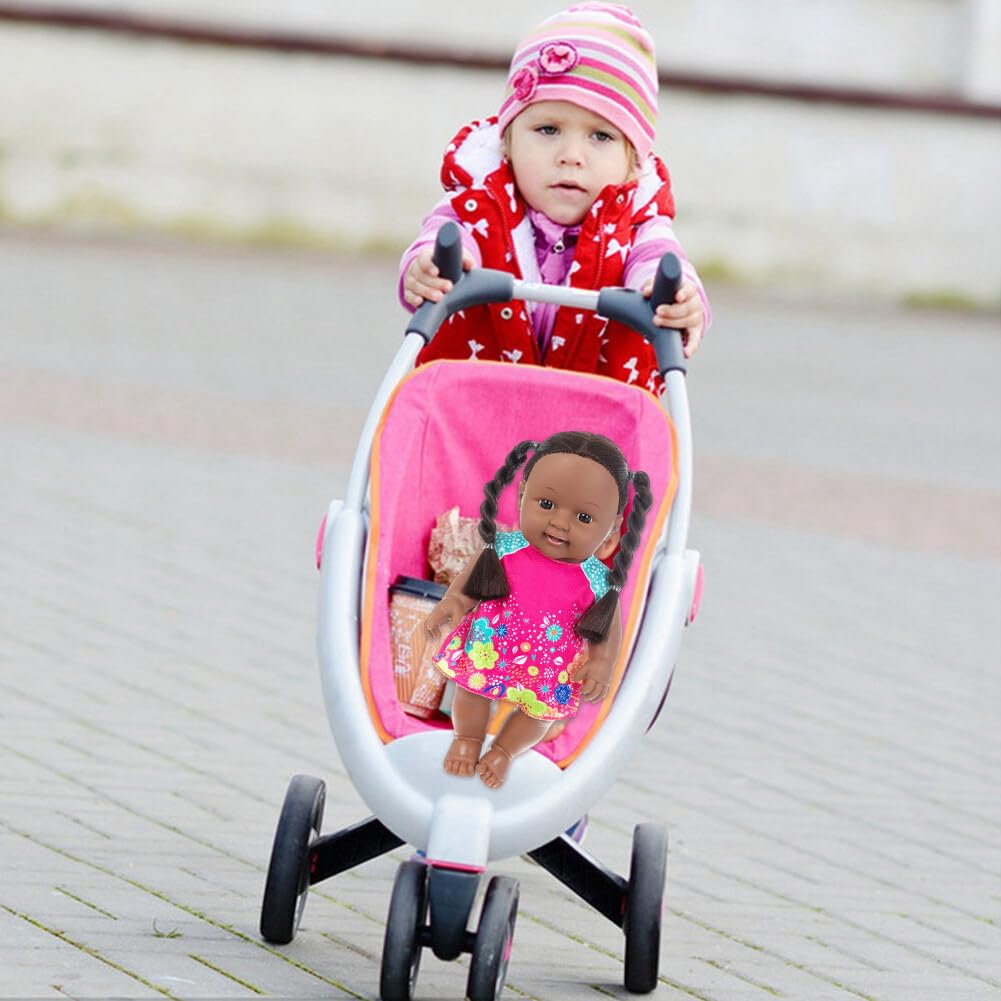 Лялька Reborn 12 Inch Realistic Soft Silicone African Smiling Doll Black Skin, фото №3 Лялька Reborn 12 Inch Realistic Soft Silicone African Smiling Doll Black Skin, фото №3