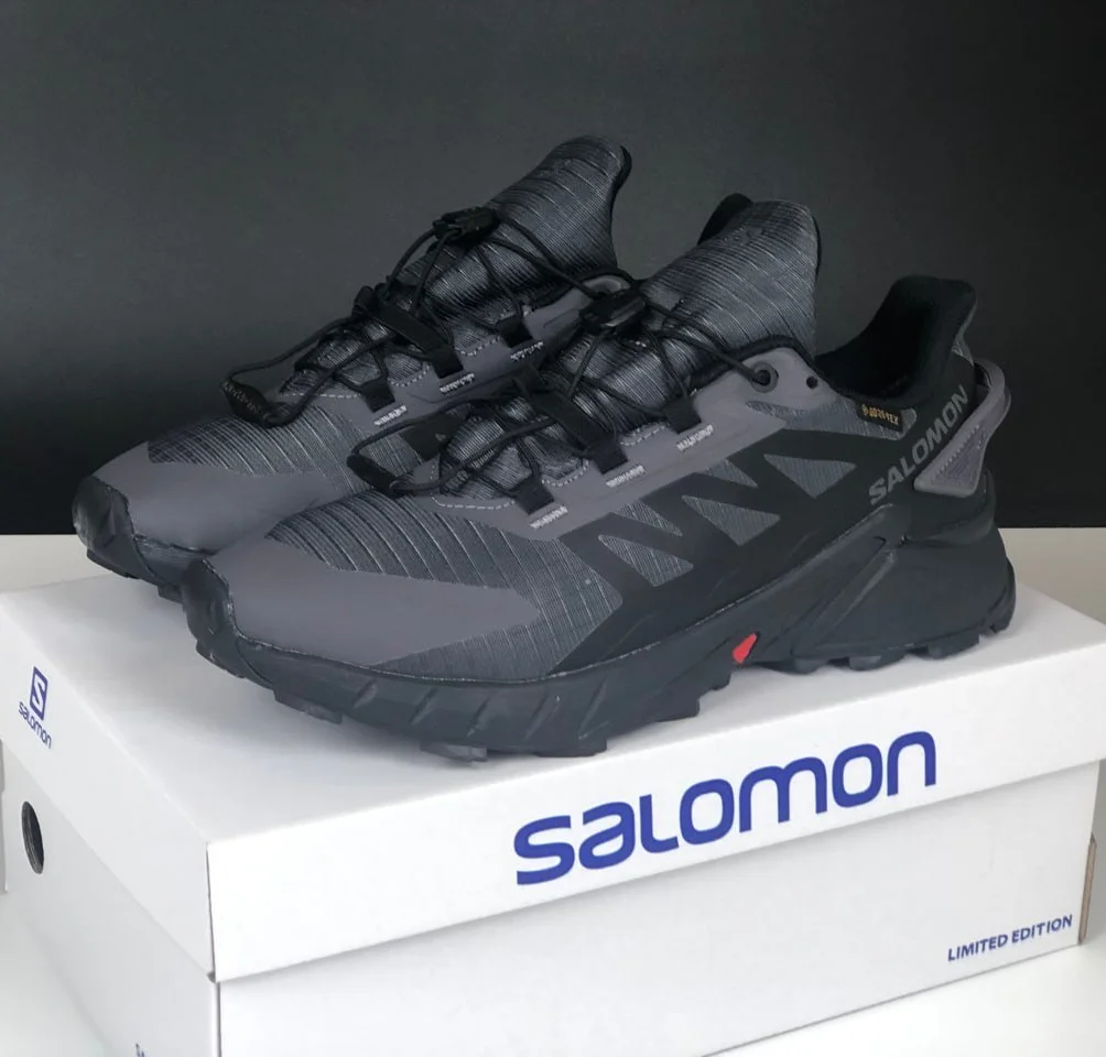 Чоловічі термо кросівки Salomon Supercross 4 Gore-Tex сірі демісезонні, фото №1 Чоловічі термо кросівки Salomon Supercross 4 Gore-Tex сірі демісезонні, фото №1