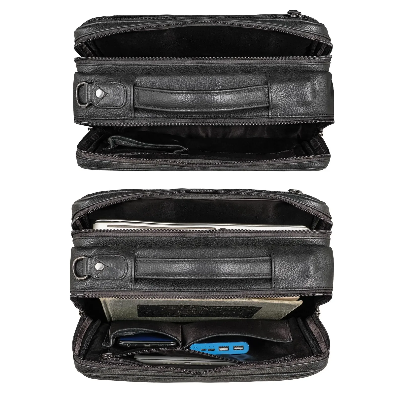 Рюкзак STILORD Dash 2-in-1 Leather XL 15-16 Inch Obsidian Black, фото №4 Рюкзак STILORD Dash 2-in-1 Leather XL 15-16 Inch Obsidian Black, фото №4