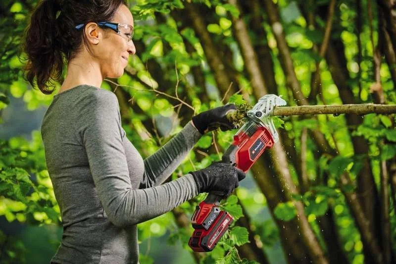 Акумуляторна садова пилка Einhell X-Change GE-GS 18/150 Li-Solo Black - Red, фото №5