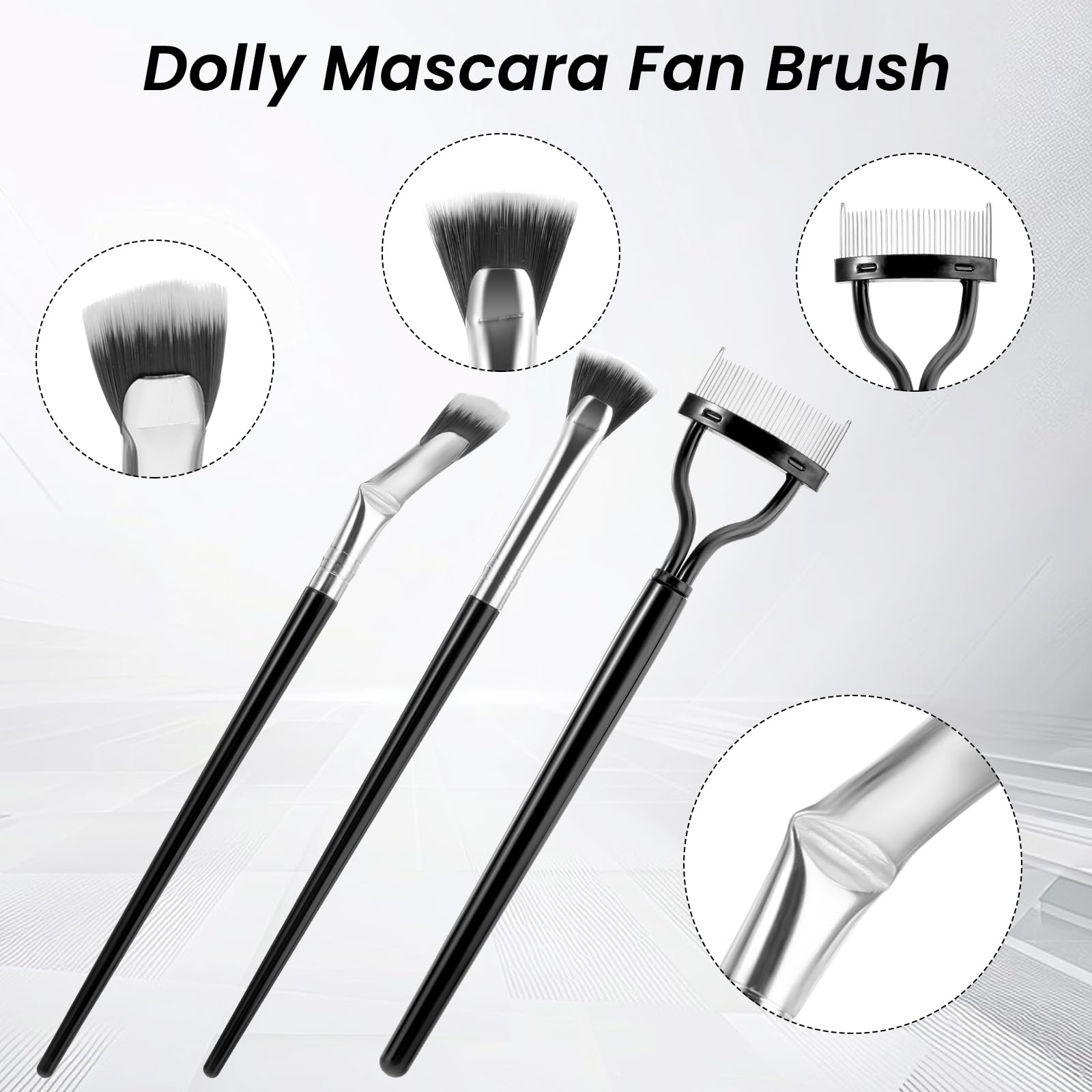 Набір Щіточок для Вій simarro Eyelash Brush Eyelash Comb Set, фото №5