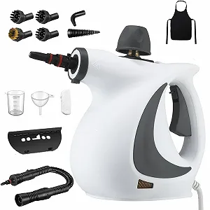 Пароочисник Red Hut Mobile Handheld 1050 Вт 3.2 бар 12 насадок Сірий - Фото 1