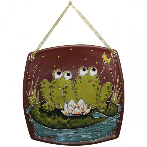 Тарелка кв м Лягушки 20*20см S&T ST531029, фото №1