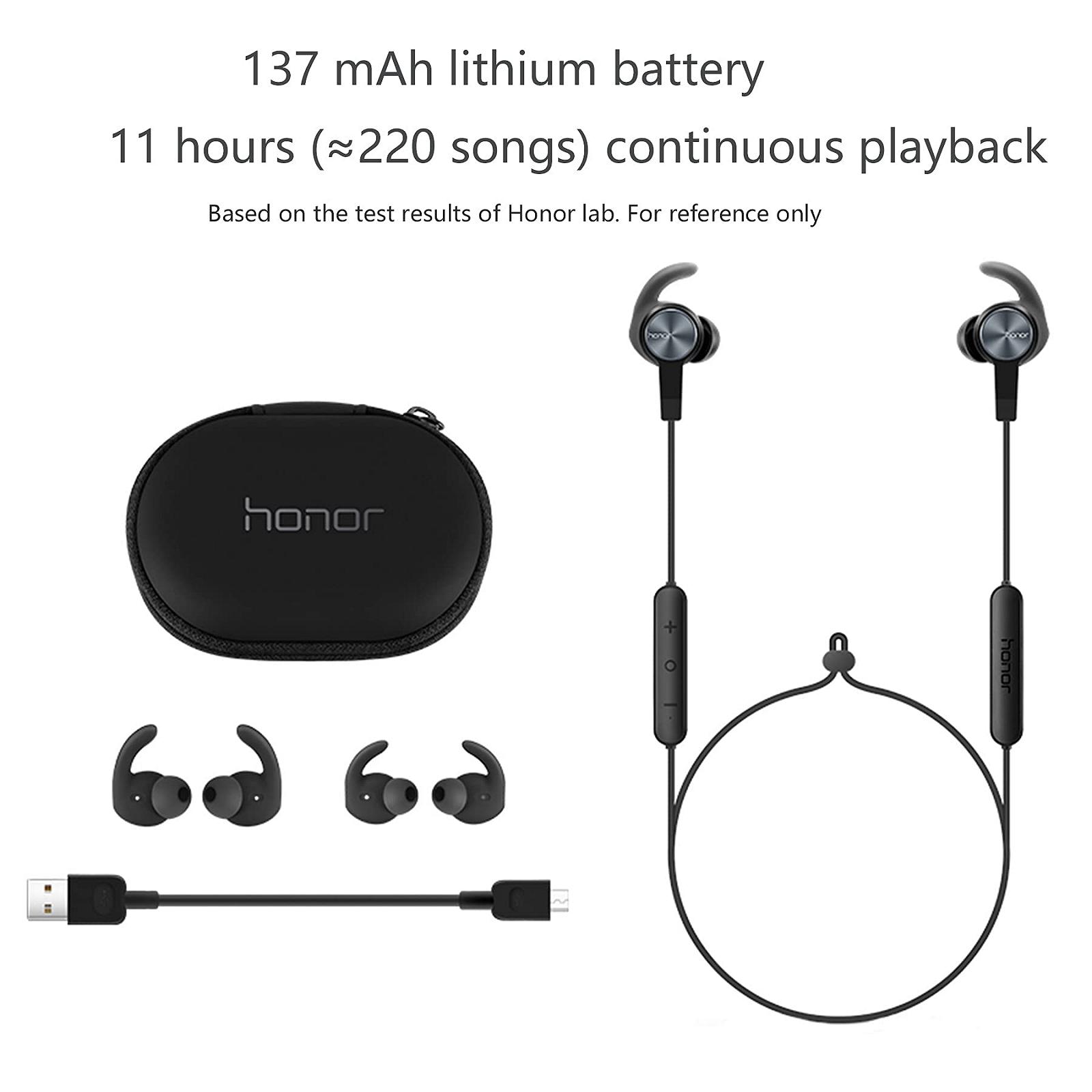 Наушники Honor Sports AM61 Bluetooth Магнитные Черные, фото №4