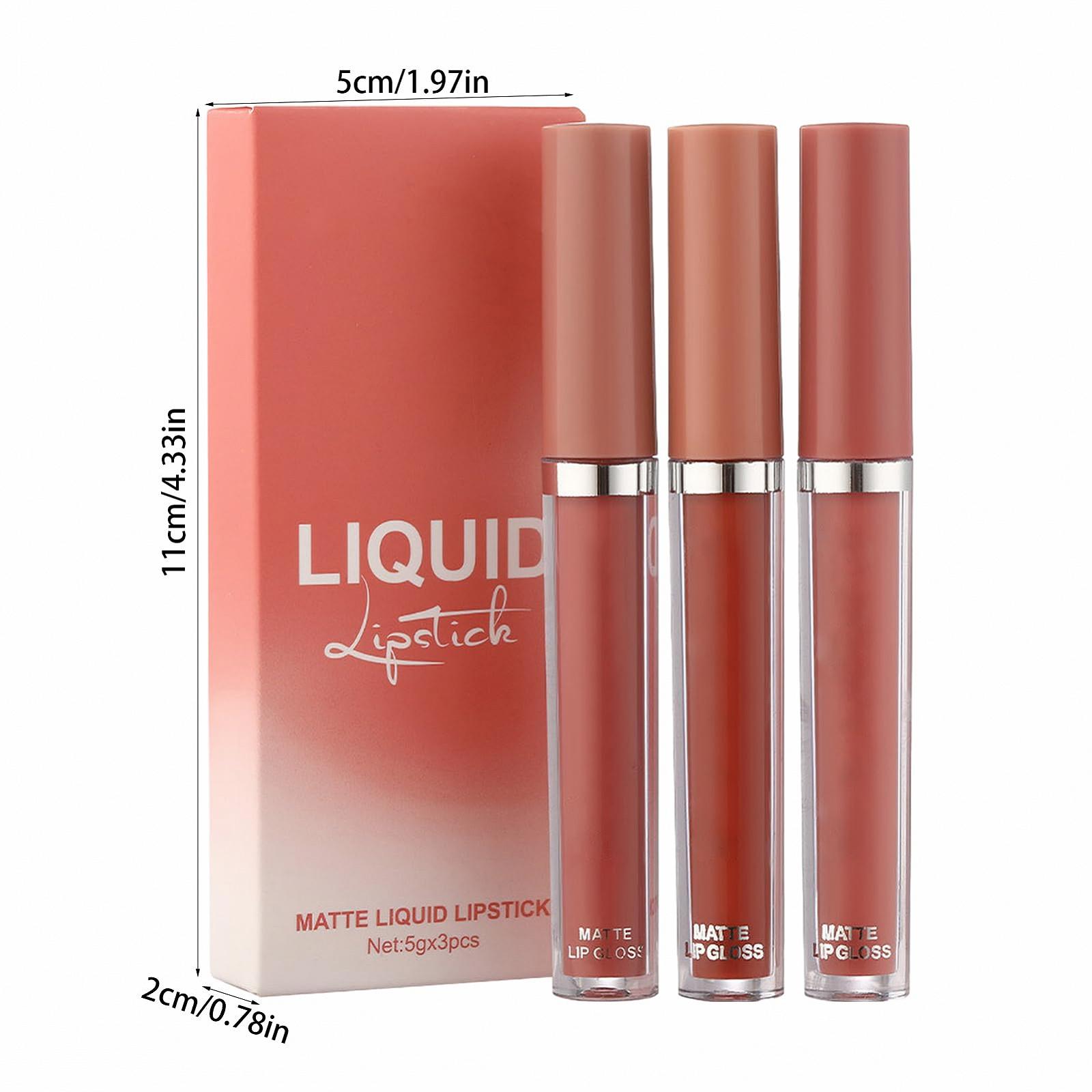 Блиск для губ Hmltd, набір 3 шт, зволожуючий, високопігментований, стійкий, водостійкий, фото №5