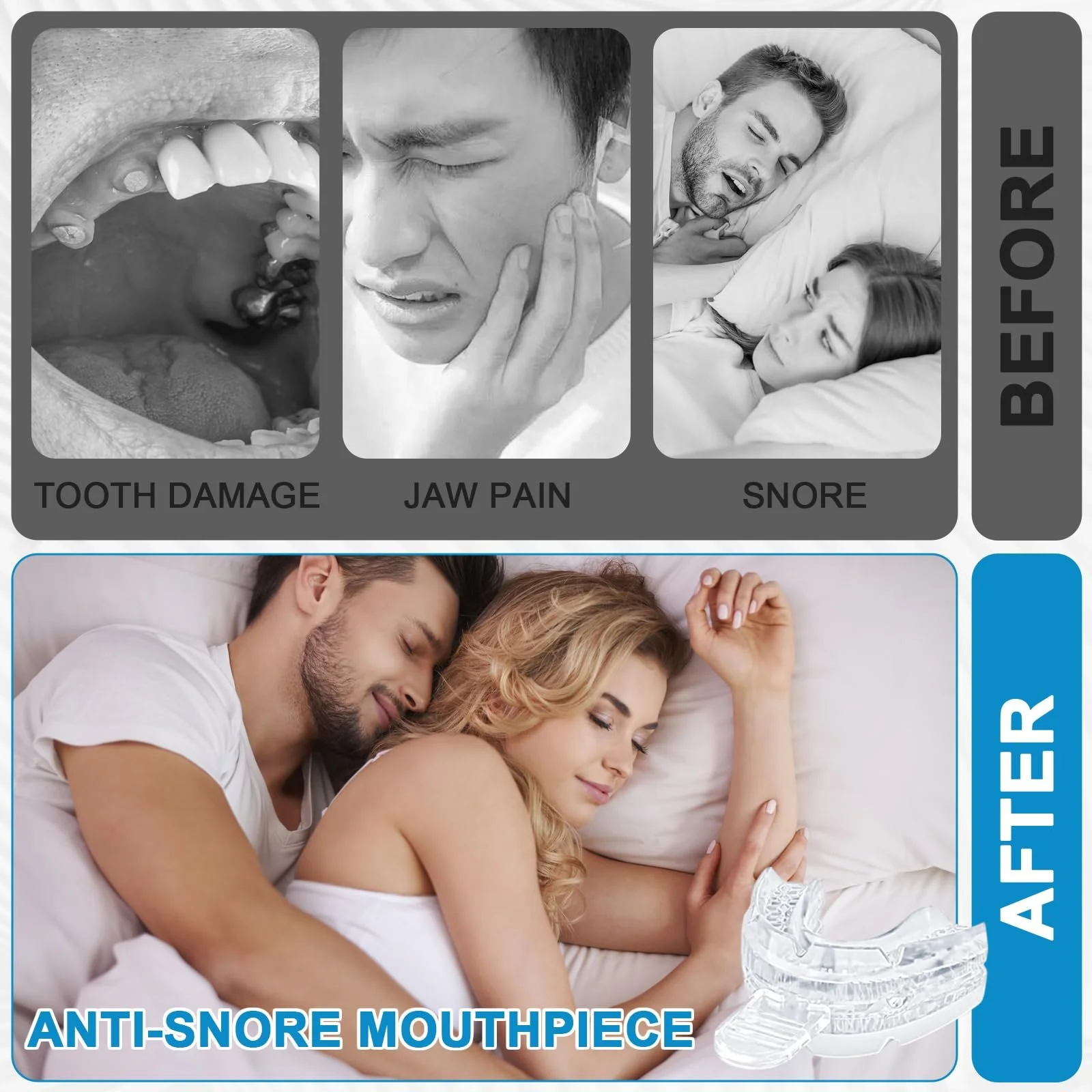 Засіб від хропіння, Прозора шина Регульована, фото №2 Засіб від хропіння, Прозора шина Регульована, фото №2