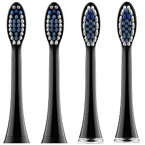 Змінні насадки Tristan Auron для електричної звукової зубної щітки 4 шт. Black - Фото 1