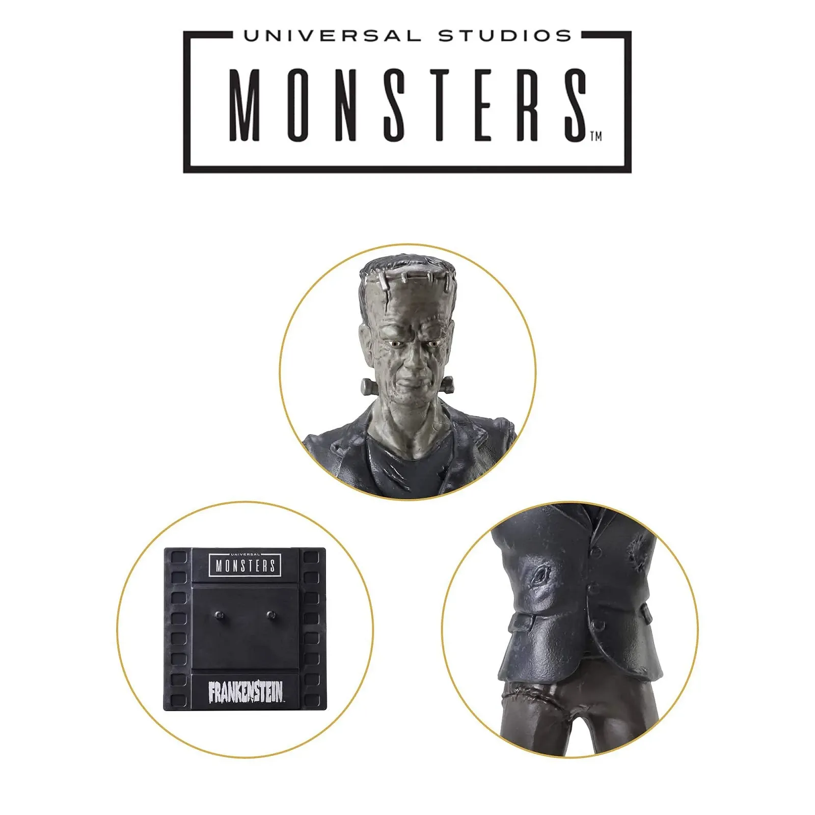 Гнучка фігурка The Noble Collection Universal Monsters BendyFigs Frankenstein Monster 19 см, фото №4