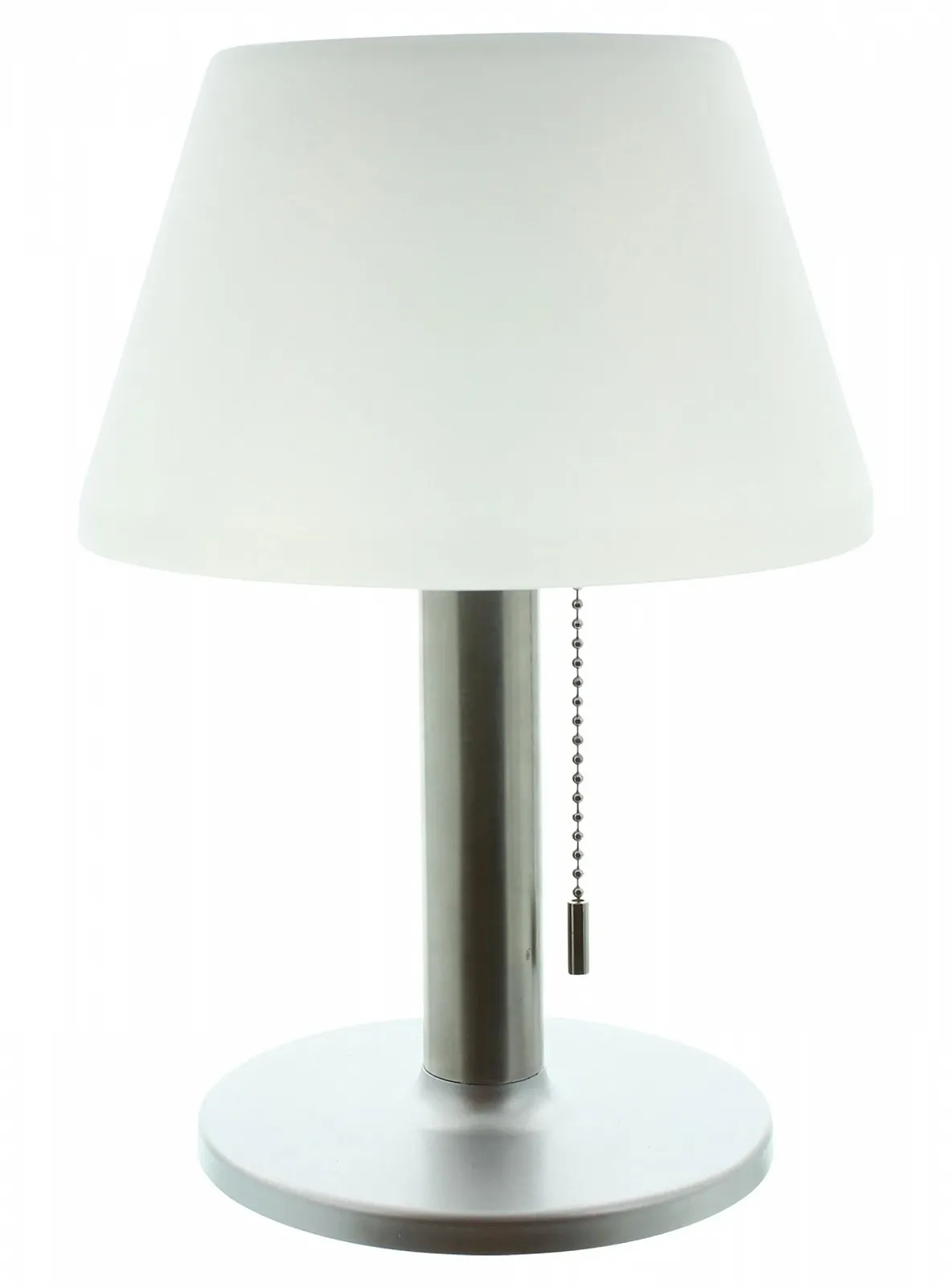 Настільна лампа LED Solar Пластик 10 LED 3 рівні яскравості 20 x 28 см Сріблястий/Білий, фото №1