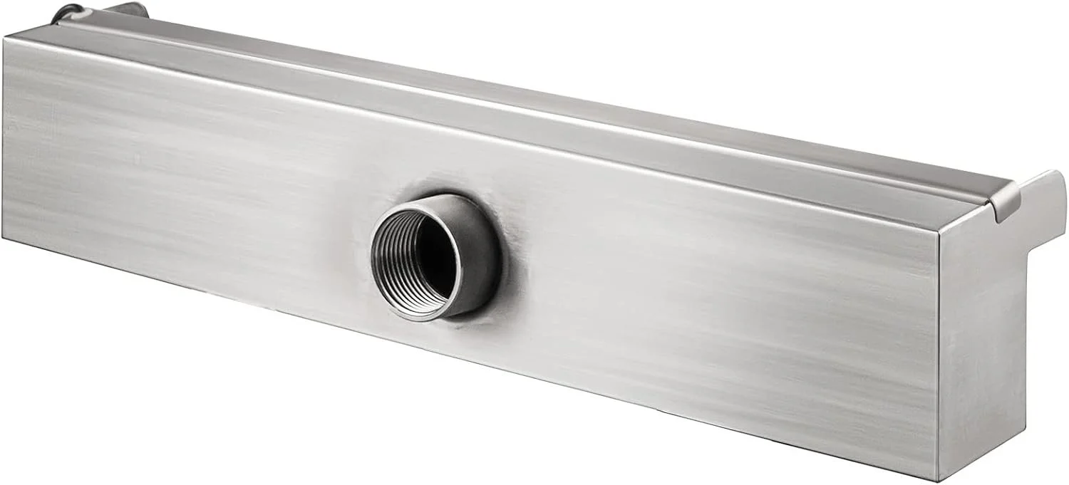 Фонтан для басейну VEVOR FAGA-6252 / 30 см ширина потоку / Нержавіюча сталь / Сріблястий, фото №3 Фонтан для басейну VEVOR FAGA-6252 / 30 см ширина потоку / Нержавіюча сталь / Сріблястий, фото №3