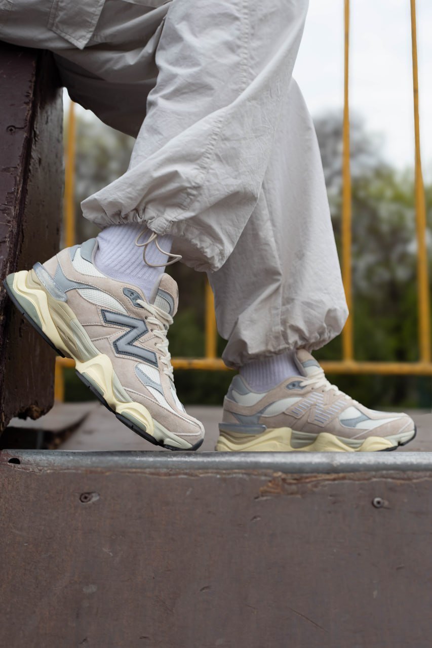 Чоловічі кросівки New Balance 9060 Beige White 45, фото №6