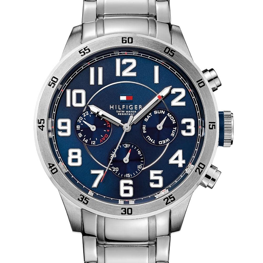 Чоловічий годинник Tommy Hilfiger Кварцовий Багатофункціональний 1791053 Синій, фото №2