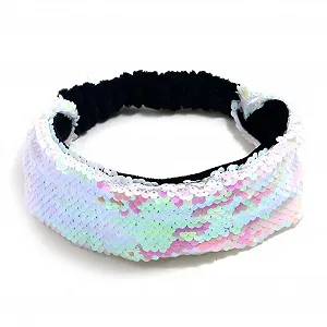 Купить Эластичный Повязка для волос с блестками AB, белый, 1 шт. - Фото 1 Эластичный Повязка для волос с блестками AB, белый, 1 шт. - Фото 1