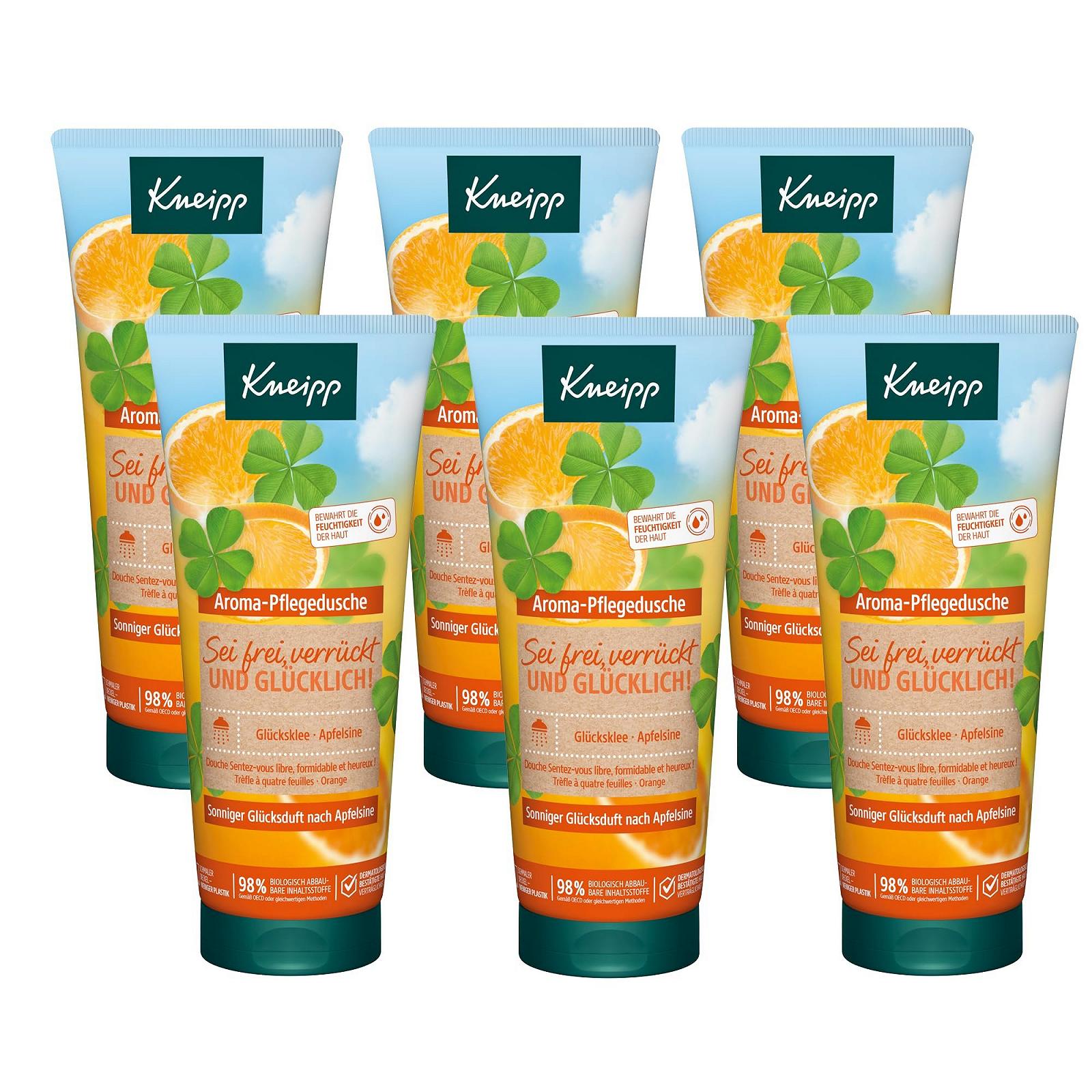 Гель для душа Kneipp Aroma Be Free, Crazy and Happy 200 мл 6 шт, фото №1