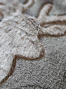 Плед Пухнастий Meinposten Олень, 150 x 200 см, Поліестер, Двосторонній, Коричневий synthetic.ua - Фото 1