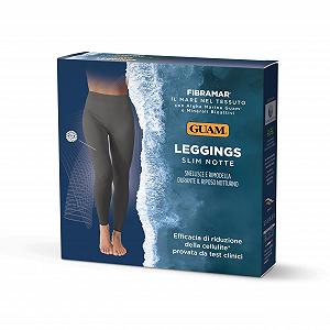 Леггинсы Guam Slim Night Антицеллюлитные леггинсы из ткани Fibremar с морскими водорослями Guam с эффектом похудения и укрепления, производство Италия, цвет серый - Фото 1