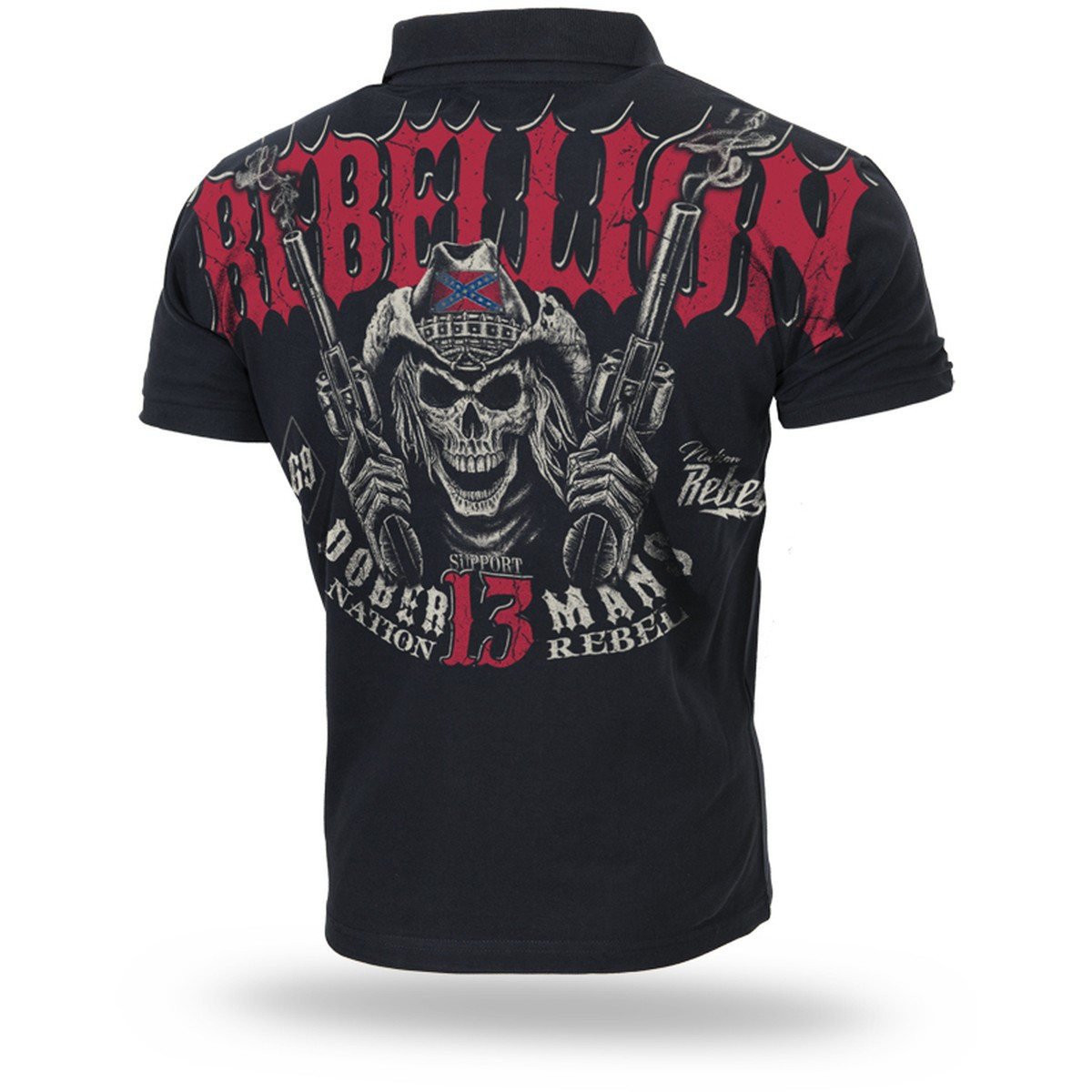 Dobermans Aggressive Футболка поло Rebellion 13 TSP165BK XL, фото №2