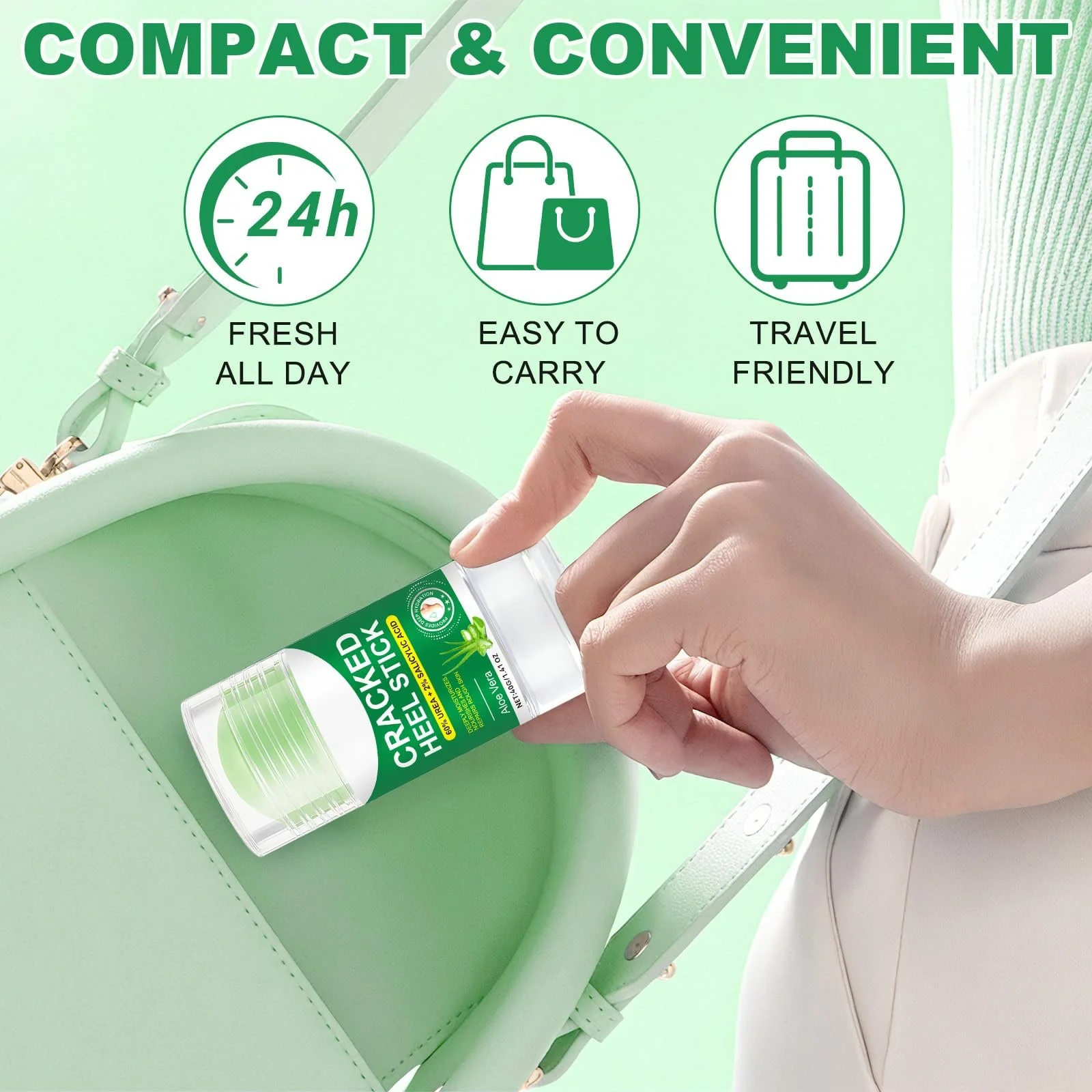 Крем для ног с мочевиной 60% и салициловой кислотой 2% для сухой и потрескавшейся кожи, против мозолей, упаковка из 2 шт., фото №5