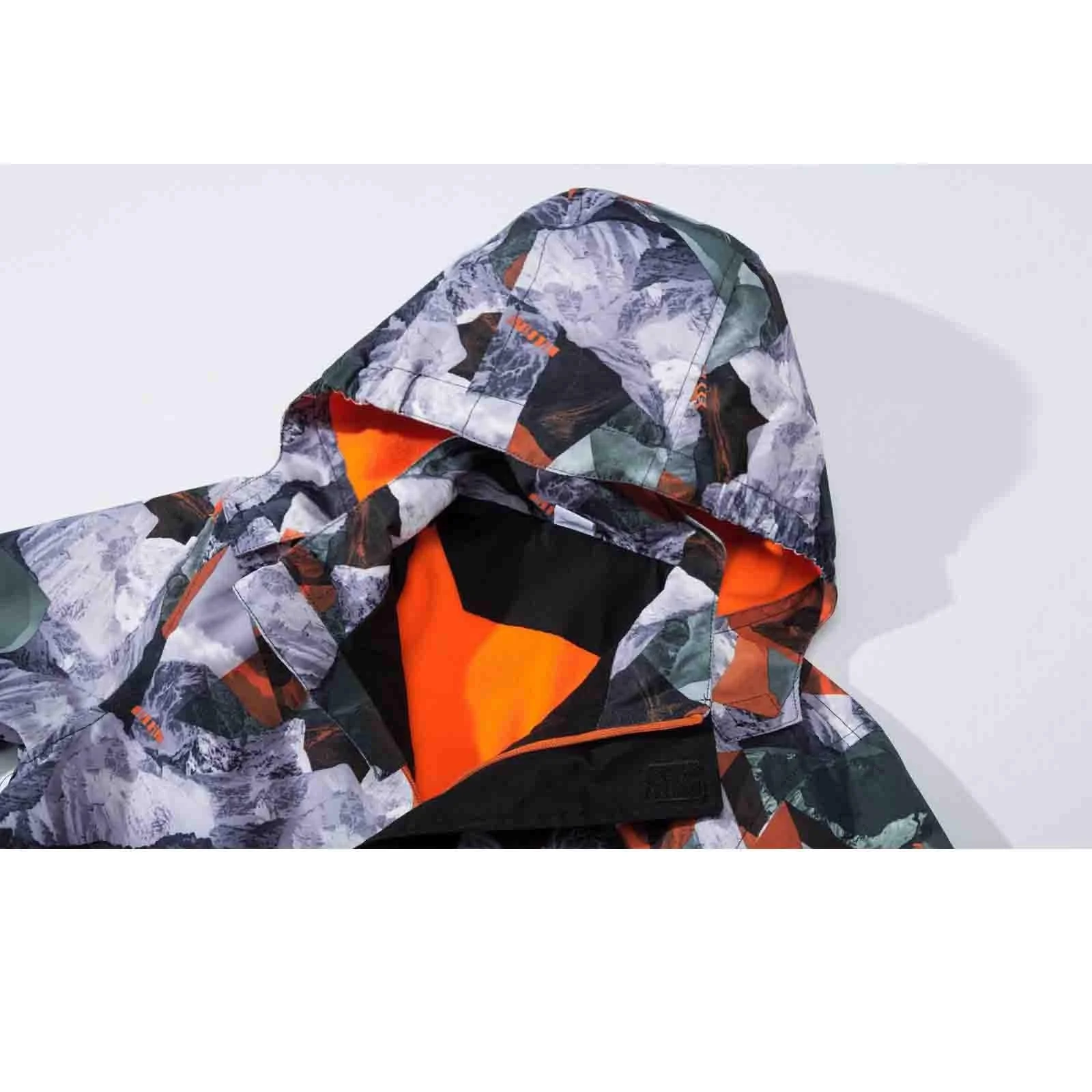 Водонепроницаемая дождевая куртка Mjjsk для мальчиков, для школы, для походов, ветрозащитная, на флисовой подкладке, фото №4