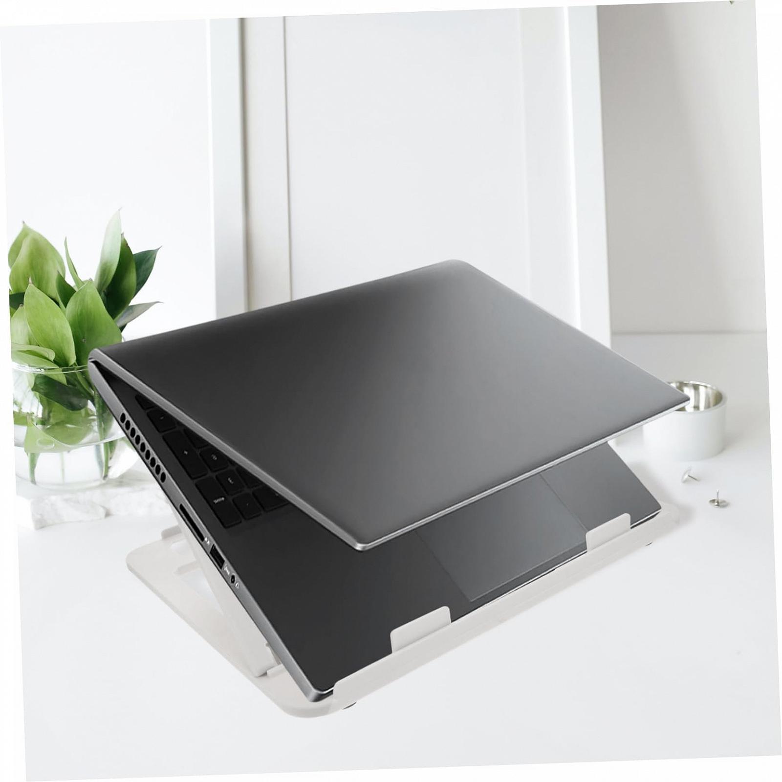 Подставка для ноутбука складная GALPADA Регулируемая подставка для планшета из пластика с рассеиванием тепла для дома и офиса, фото №4