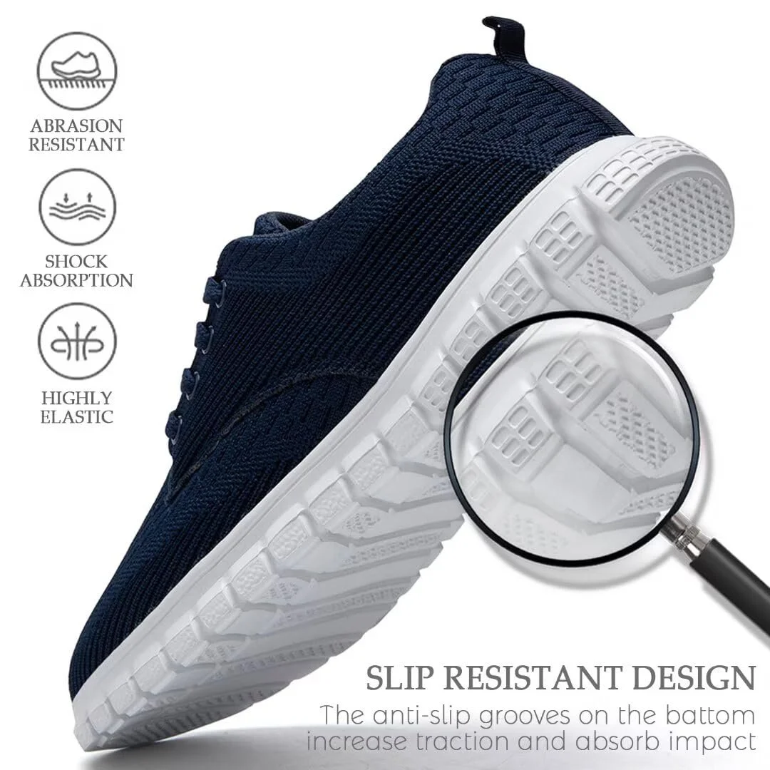 Чоловічі кросівки ZGPWZWL Літні дихаючі Легкі сітчасті Оксфорди, фото №4