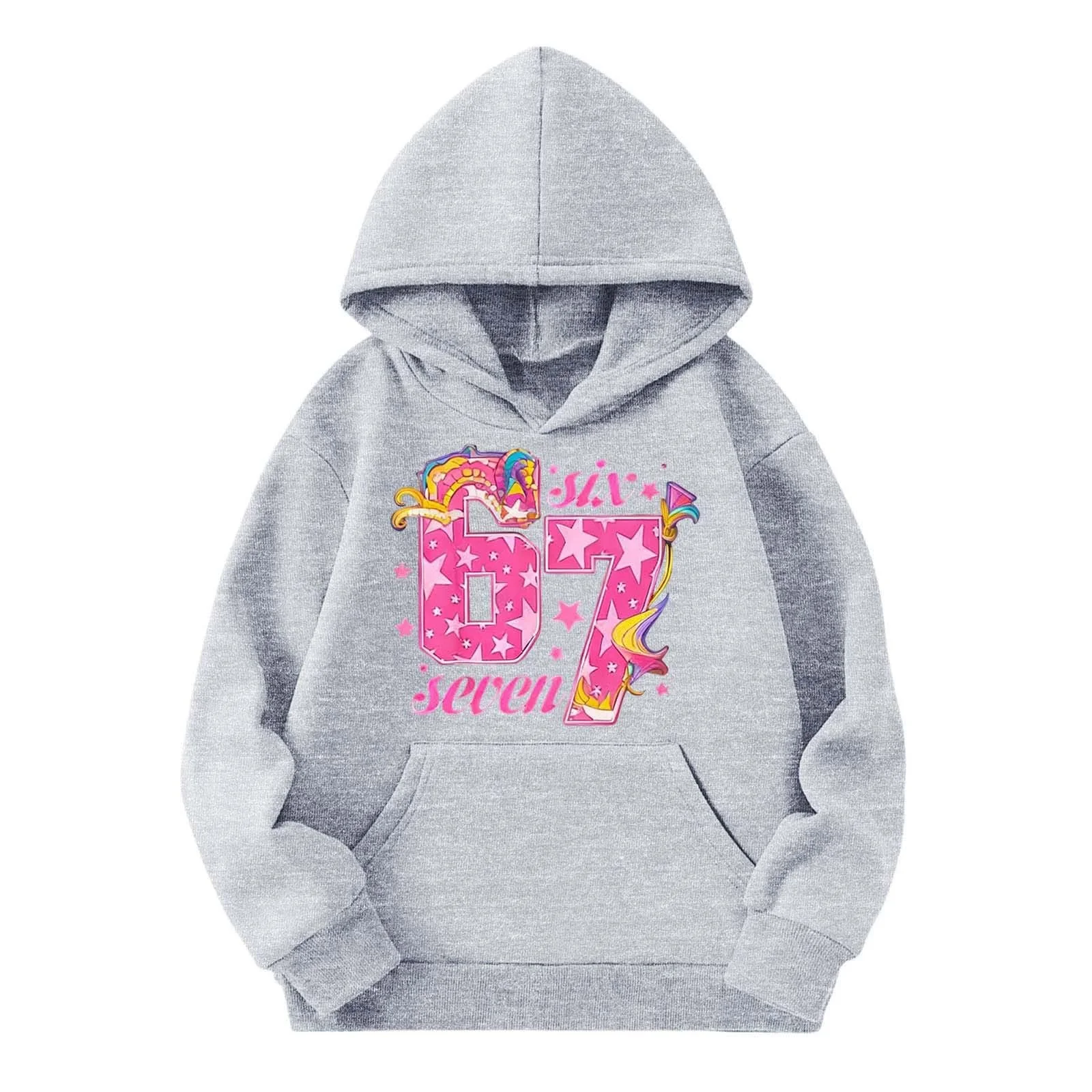 Худі для дівчинки 67 з карнавальним візерунком, фото №2