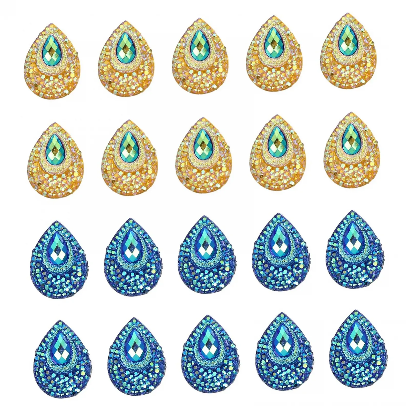 Стрази Краплеподібні 100 шт., фото №1