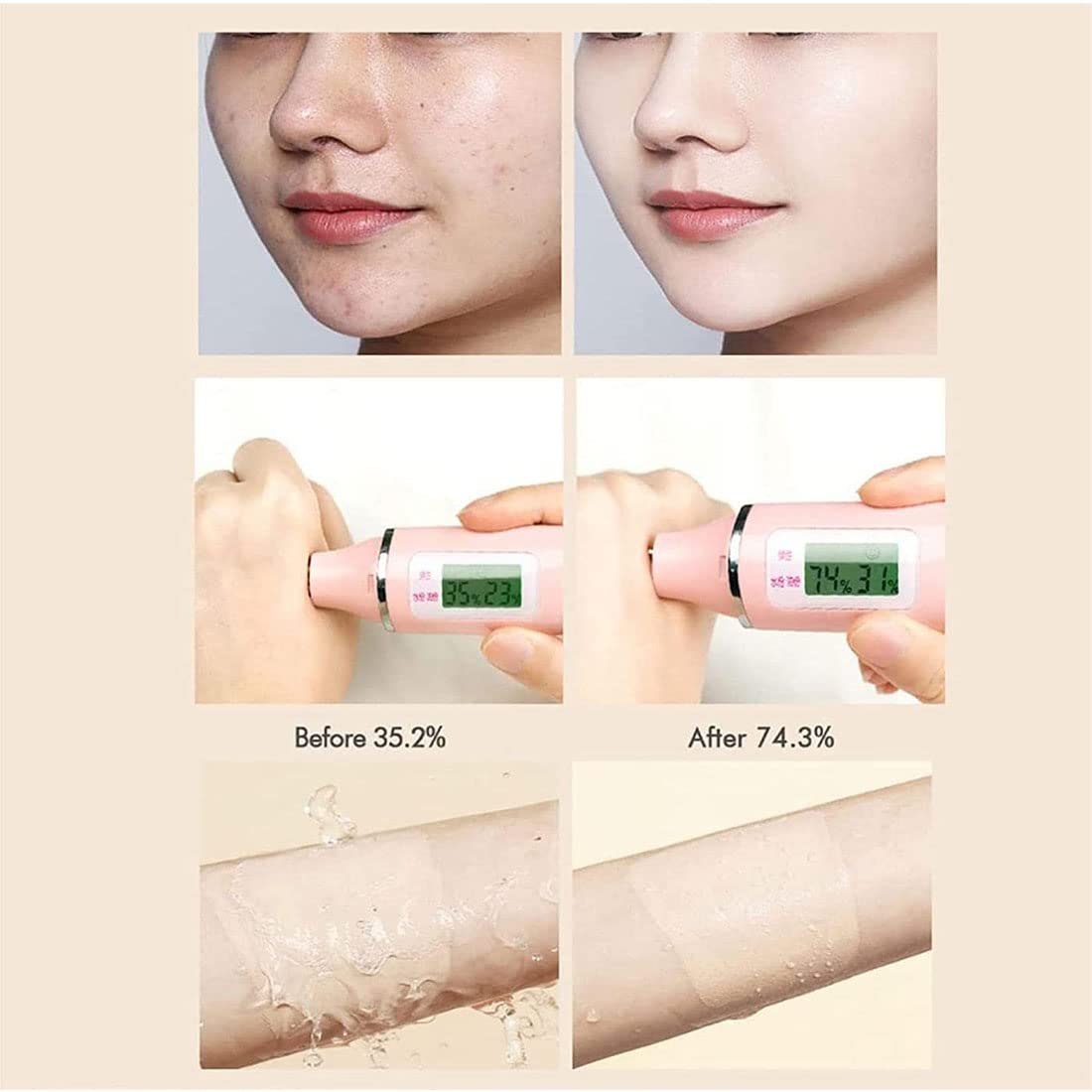 Тональна основа ADMD Light Fog Makeup Holding Крем-пудра Повний Консилер (Слонова кістка + Натуральний колір), фото №7