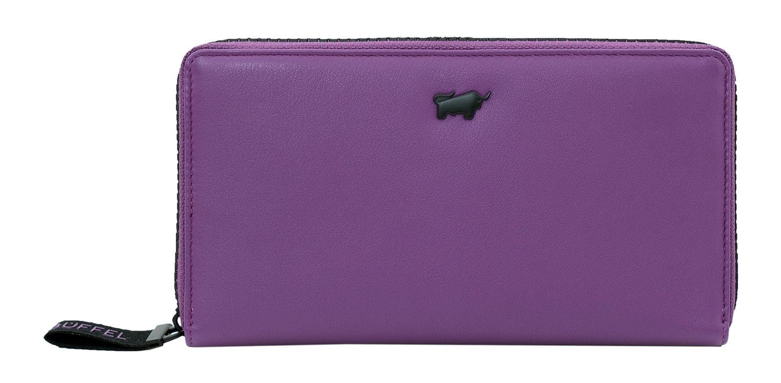 Гаманець на блискавці BRAUN BÜFFEL Capri L Фіолетовий, фото №3