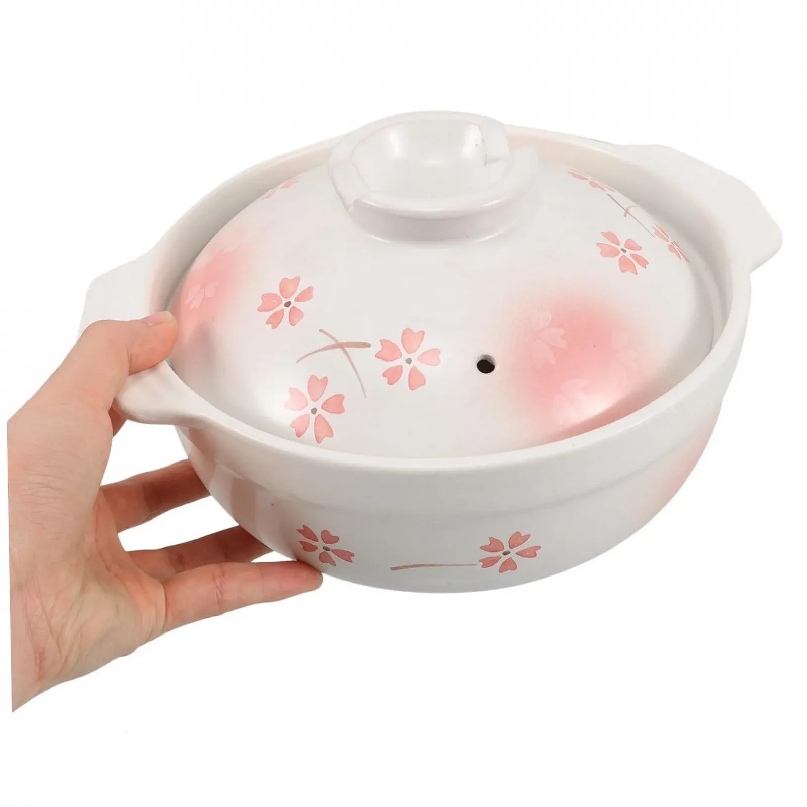 Кастрюля Gatuida японская керамическая с крышкой термостойкая для газовой плиты с равномерным распределением тепла, фото №8