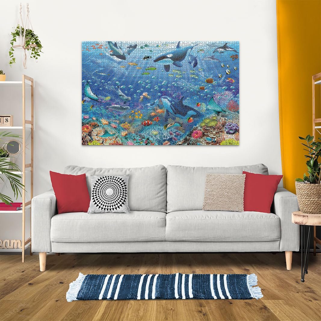 Пазл Ravensburger 17444 Colourful Underwater Fun 3000 деталей, фото №5