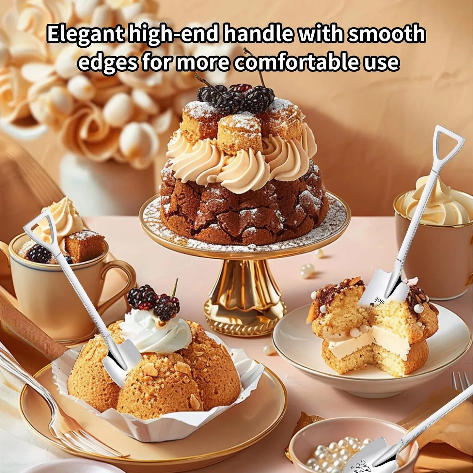 Ложка з гравіюванням Ich Liebe Dich 2 шт., фото №5