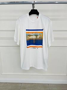Купить Футболка Heron Preston с брендовым цветным принтом белого цвета f578 - Фото 1 Футболка Heron Preston с брендовым цветным принтом белого цвета f578 - Фото 1