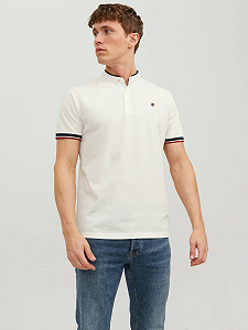 Рубашка-поло Jack&Jones JPRBLUWIN MAO POLO SS 12171658 Белый L - Фото 1