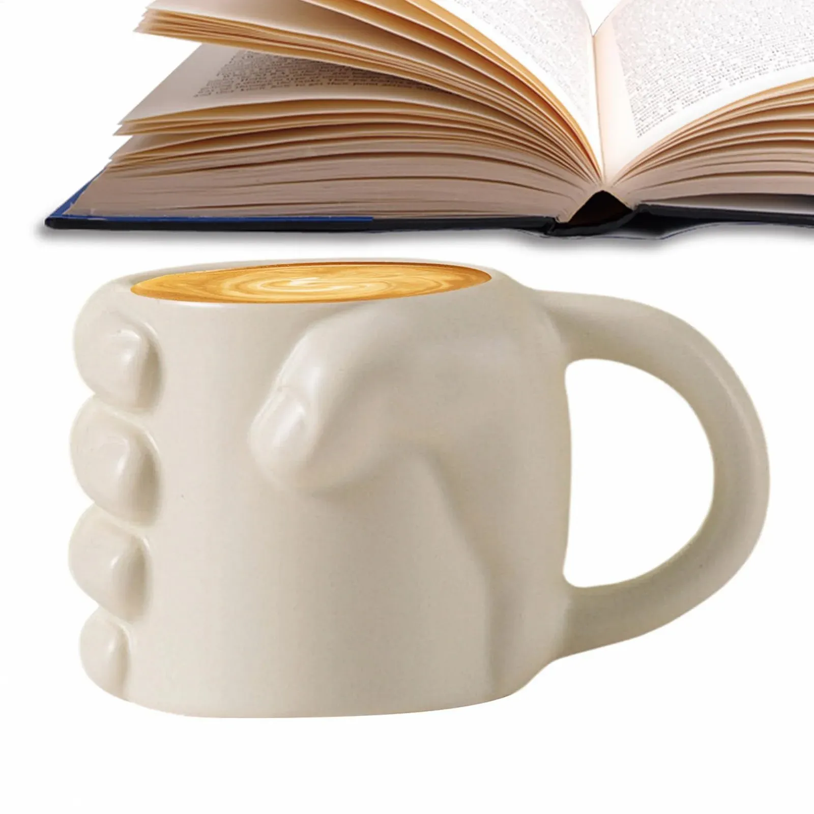 Кухоль usefulbeauty Кумедний кухоль-кастет для кави, багаторазовий керамічний кухоль, фото №1 Кухоль usefulbeauty Кумедний кухоль-кастет для кави, багаторазовий керамічний кухоль, фото №1