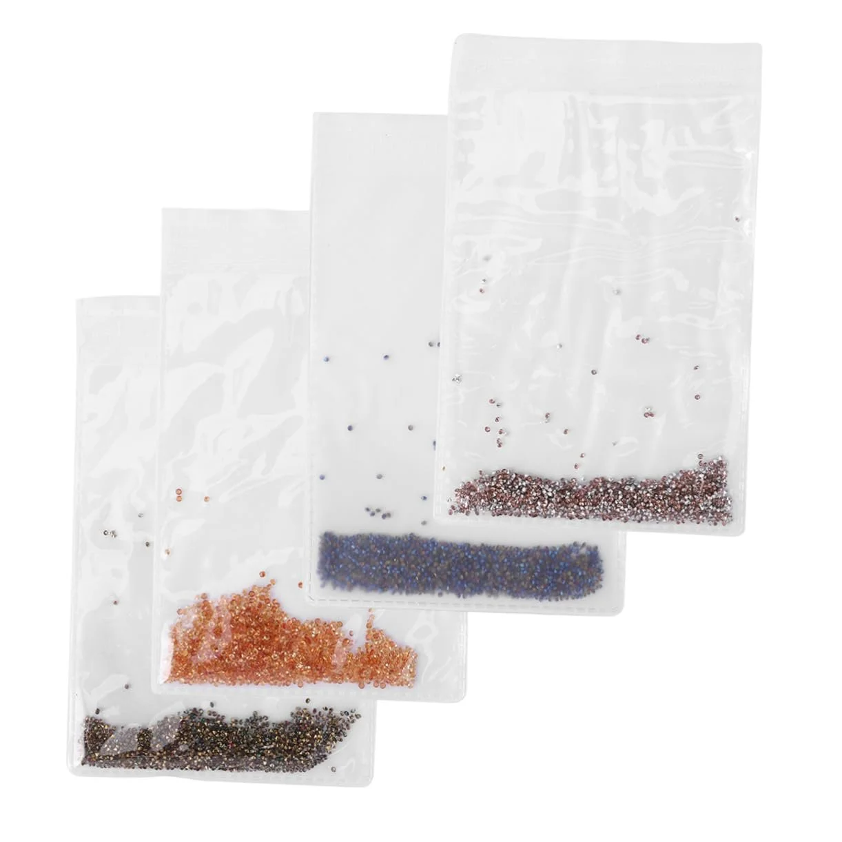 Стрази Housoutil 12 упаковок 5760 шт. Крихітні скляні кришталеві намистини для кришталевий пісок з загостреною основою, фото №7