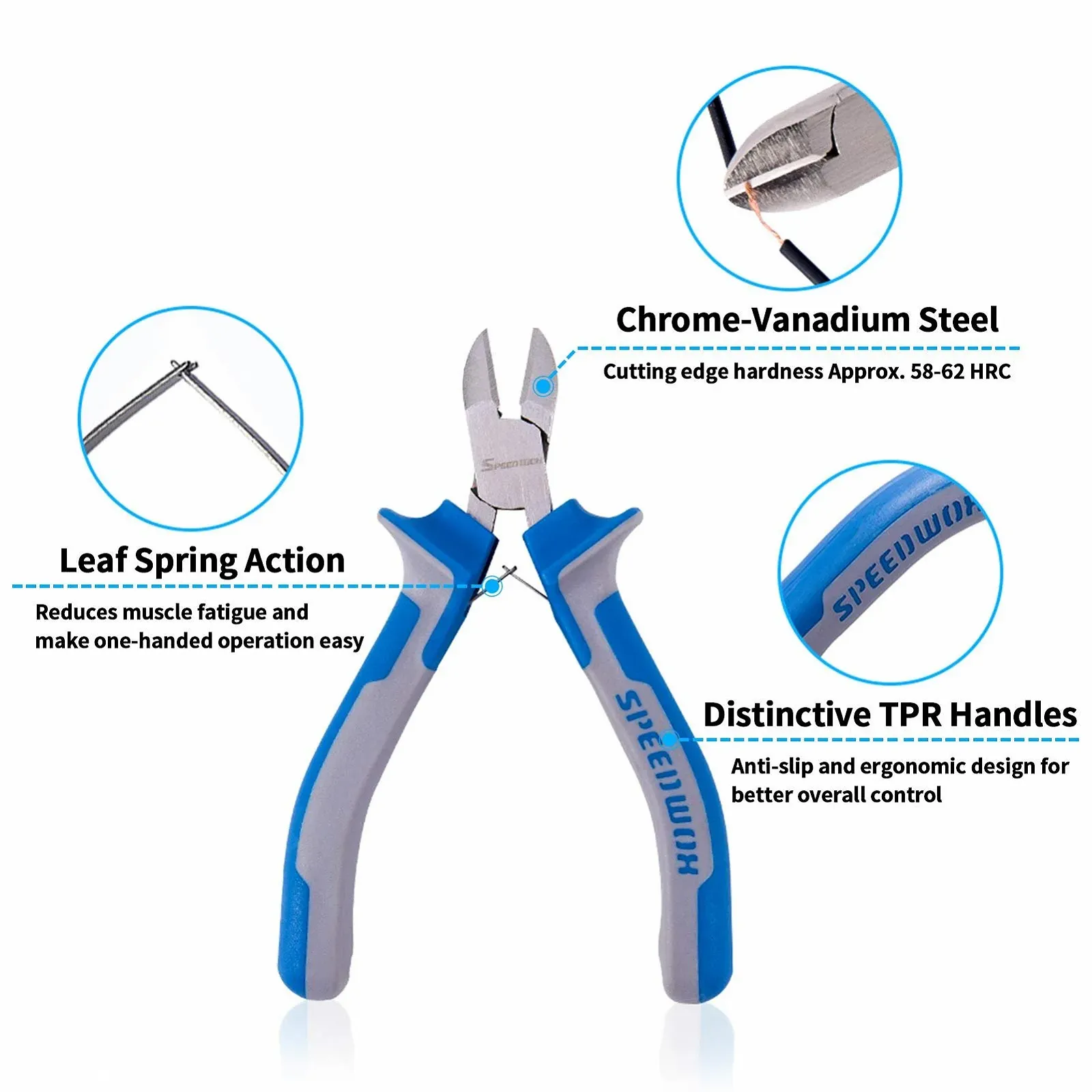 Набор инструментов для RC моделей SPEEDWOX 3 шт: диагональные плоскогубцы с длинными губками для RC вертолета, самолета, ремонта автомобилей и моделирования, фото №3