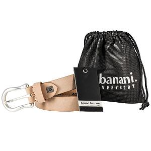 Кожаный ремень женский bruno banani Full Cow Nubuck Leather Natural Бежевый, бежевый synthetic.ua - Фото 1