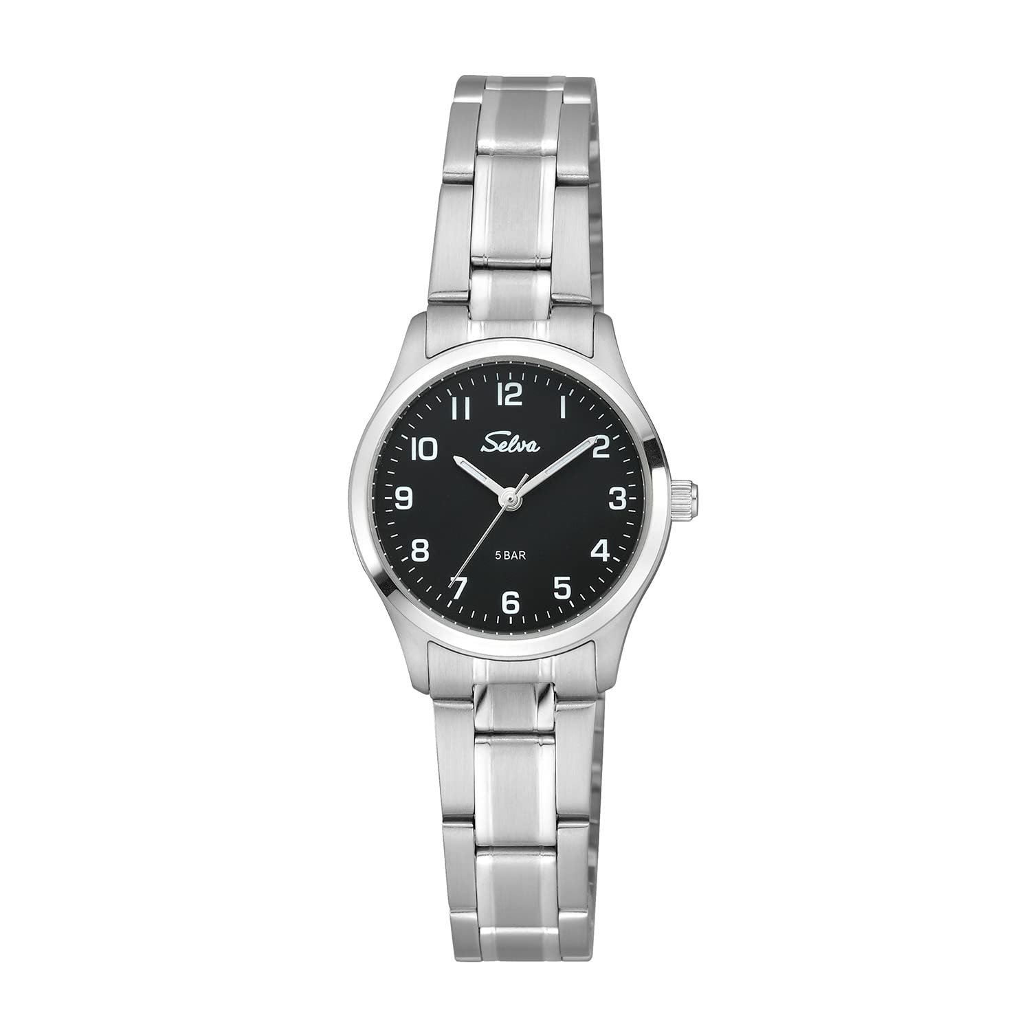 Женские часы Кварцевые SELVA Корпус из нержавеющей стали Браслет из нержавеющей стали Раскладная застежка 5 Bar, фото №1 Женские часы Кварцевые SELVA Корпус из нержавеющей стали Браслет из нержавеющей стали Раскладная застежка 5 Bar, фото №1