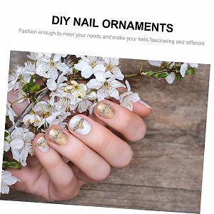 Набор украшений для ногтей 3D Стразы для ногтей Свадебные украшения для ногтей DIY Украшения для ногтей Подвески для ногтей Graceling Gracy Орнаменты для ногтей Подвеска для ногтей из сплава, 50 шт. synthetic.ua - Фото 1