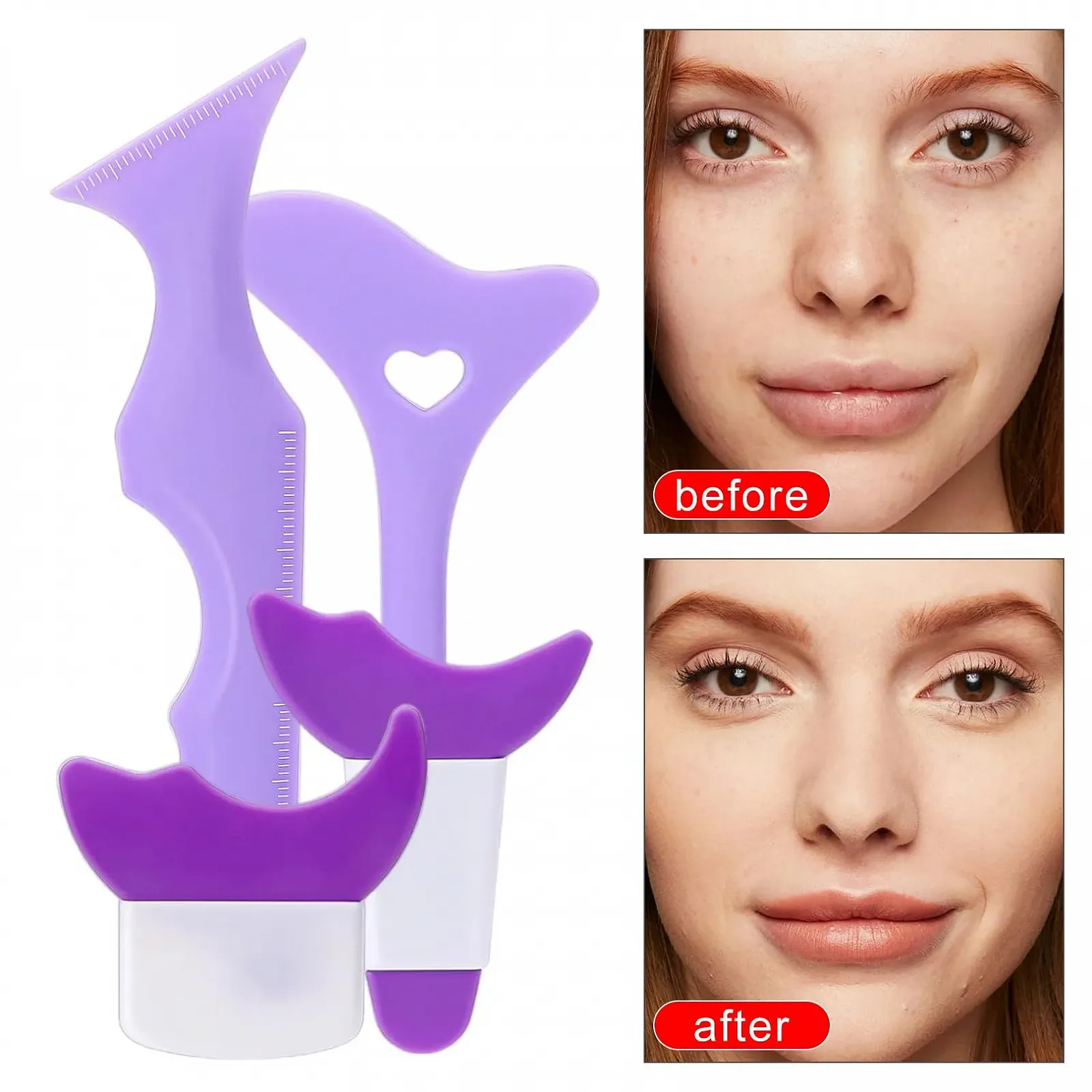Набір Eyeliner Stencils Aid Tool Set Multifunctional, фото №4