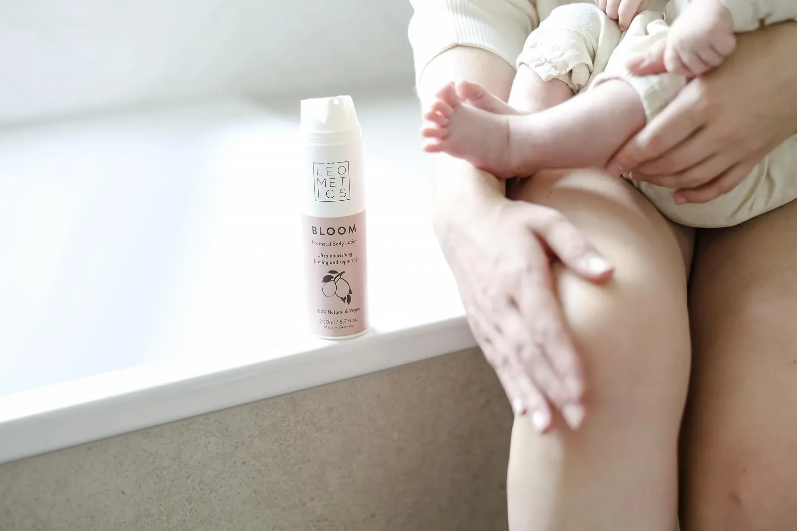 Лосьйон для тіла Bloom 200 мл Натуральна косметика Відновлюючий, Зміцнюючий, Ультра Живильний Після вагітності, фото №6