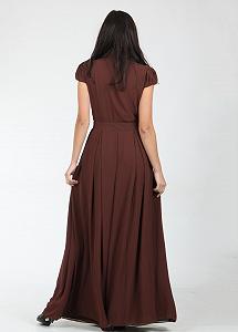 Платье Enna Levoni S Коричневый (ND-13820-Brown) synthetic.ua - Фото 1