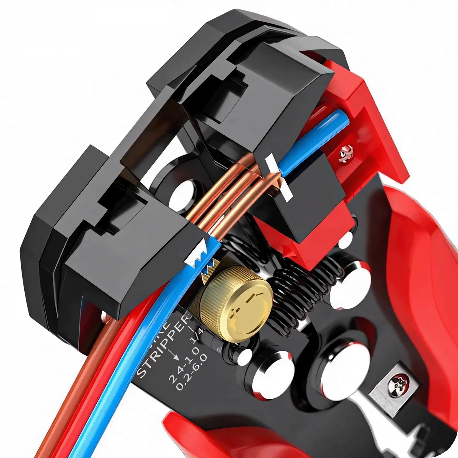 Набор стриппер и кримпер KRUMAD 0.5-6 мм² 200 предметов, фото №7