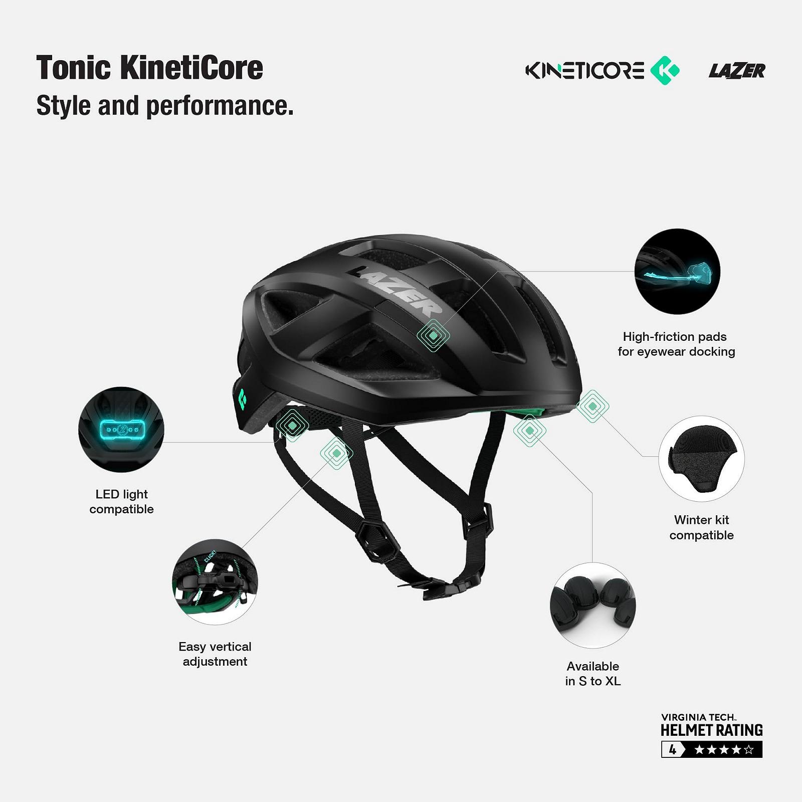 Шолом Lazer Tonic KC Білий M, фото №3