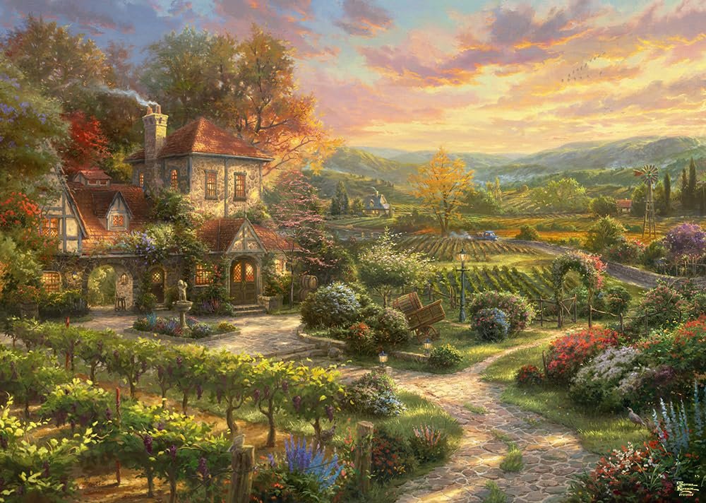Пазл Schmidt Spiele Thomas Kinkade In the Vineyards 59629 2000 элементов Разноцветный, фото №1 Пазл Schmidt Spiele Thomas Kinkade In the Vineyards 59629 2000 элементов Разноцветный, фото №1