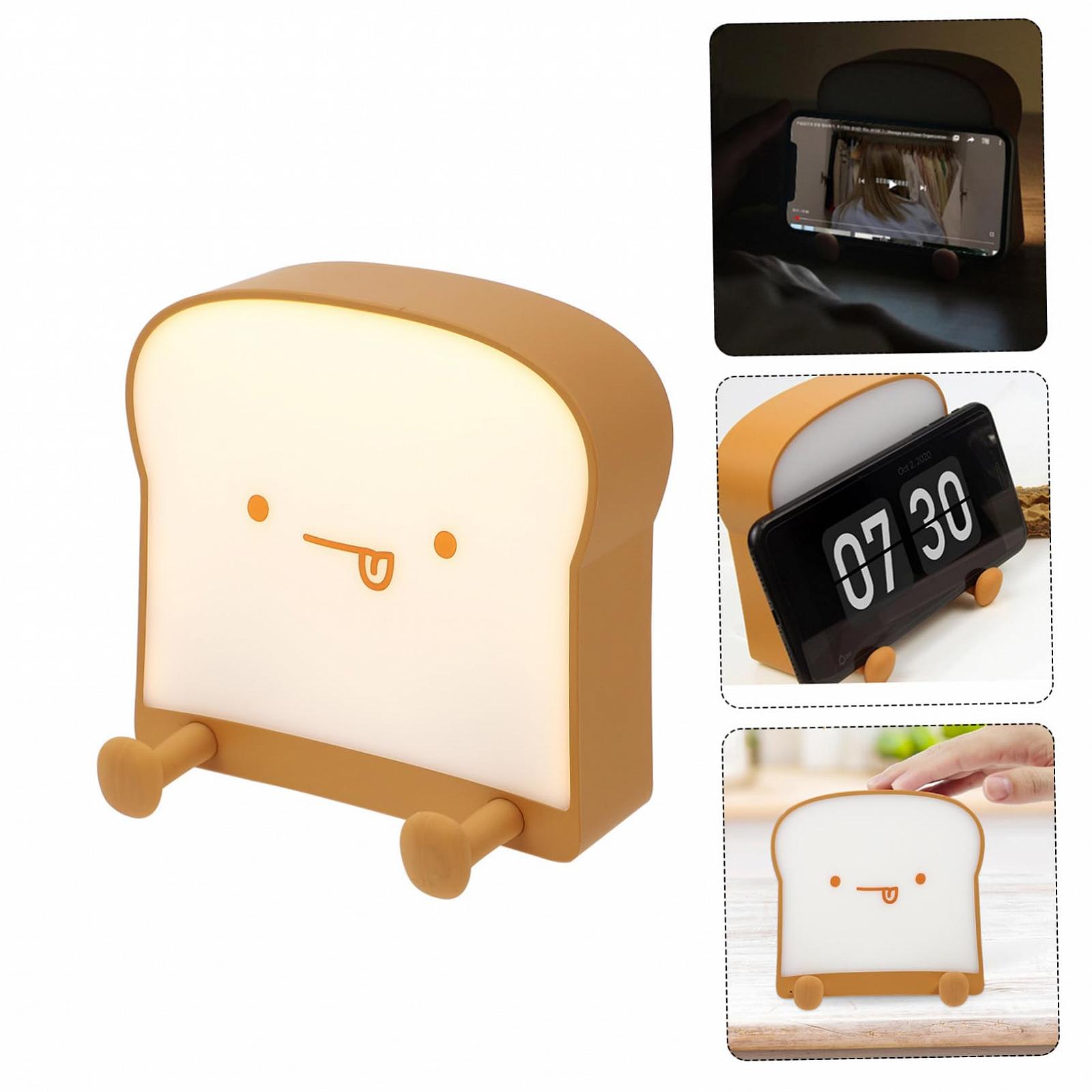 Світильник Housoutil Toast Mobile Phone Holder LED для столу USB Настільна лампа з ABS Набір 2 шт., фото №5